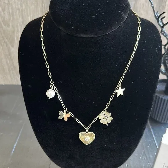 Jennifer Miller Heart Charm Necklace - Picture 4 of 7